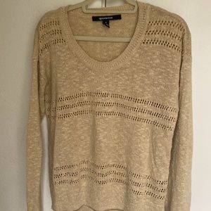 quotation pullover sweater